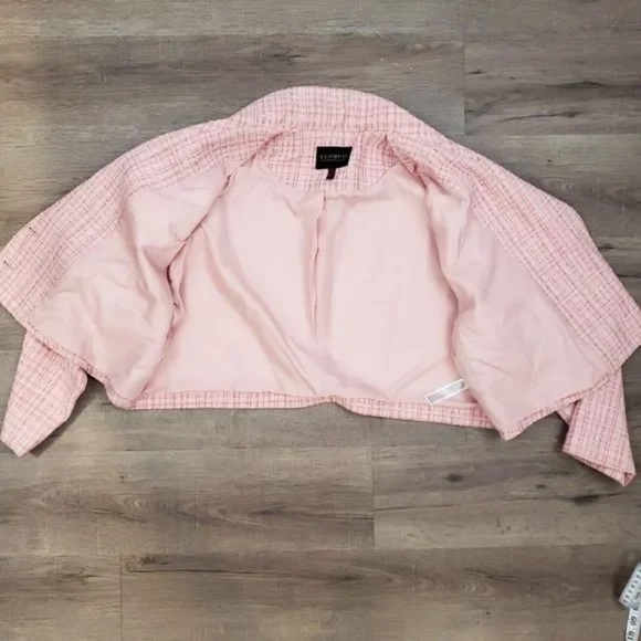 NWT Cropped Tweed Blazer - Picture 4 of 6